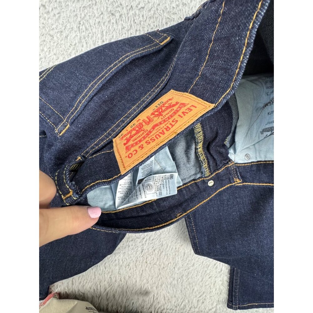 Levi Strauss 511 Mens Slim Fit Jeans W32 L32 Y2K Casual Comfort - Picture 4 of 14